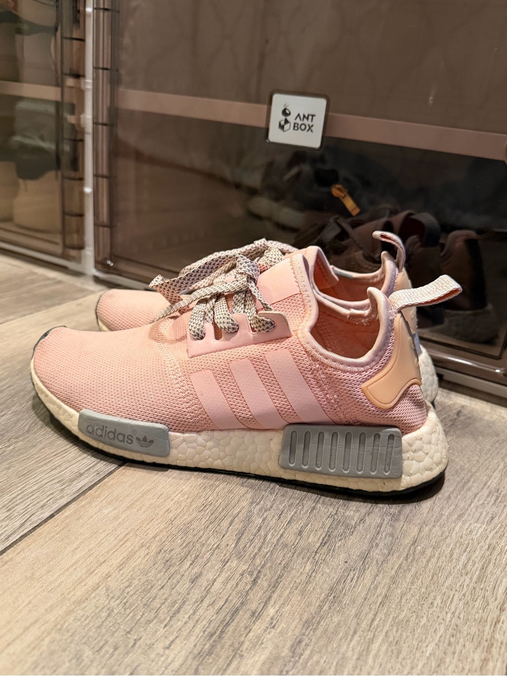 adidas Women's Pink Sneakers NMD R1 - Picture 2 of 5